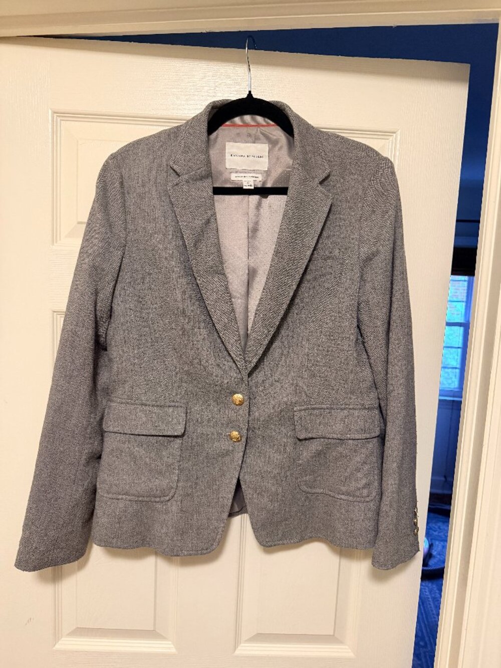 Wool Blazer Banana Republic